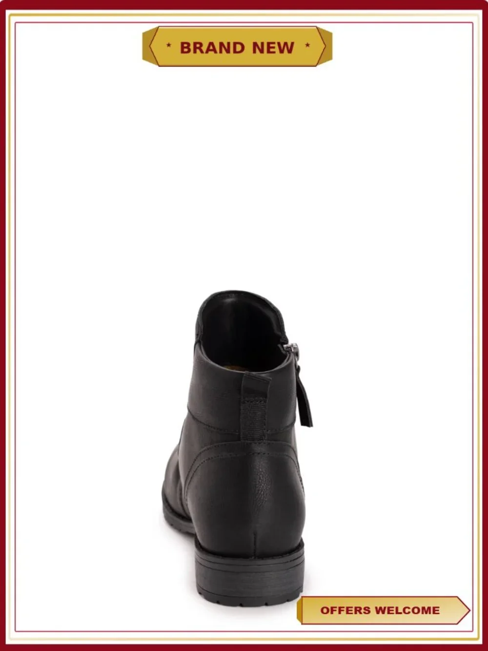 Women's Brooke Boot - Ankle Booties with Side Zipper & Cushioned Footbed